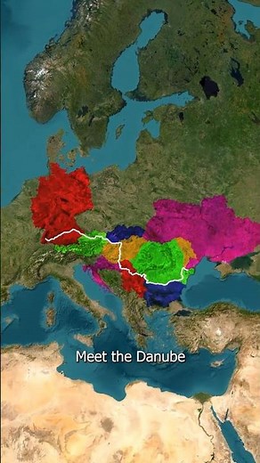 The River That Flows Through 10 European Countries