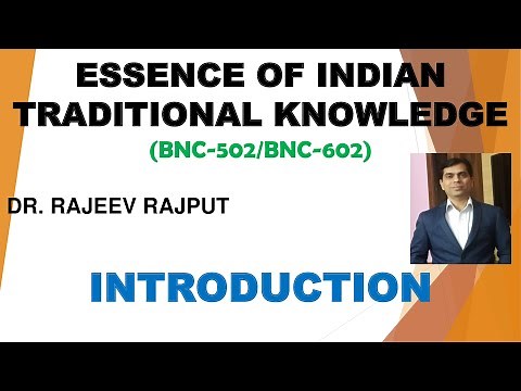 Essence of Indian Traditional Knowledge | BNC502 | BNC602 | AKTU | Syllabus Based Video Lectures