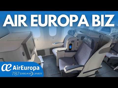Air Europa’s DOMESTIC 787-9 Business Class | Flight Review | Barcelona—Madrid | 787-9