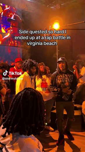 Because if you’re not going to a random rap battle then what are you doing?! 👀 — this was a vibe checkout @realisraretl on instagram for the next👏🏽 #757 #virginiabeach #rapbattle.