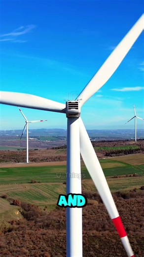 Why wind turbines spin slowly 🤯#WindTurbine #RenewableEnergy #didyouknow