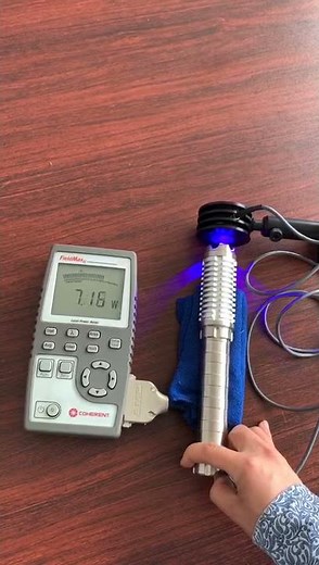 7.5W 445nm Striker Power testing - Sanwu Lasers