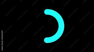 Fast and smooth loading icon animation .