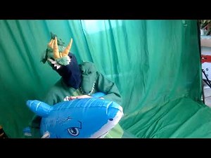 How Fix Inflatable Shark After Popping =) And Inflating =)