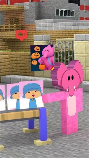 Sprunki Pocoyo has no hair and Sprunki Elly with handcuffs!