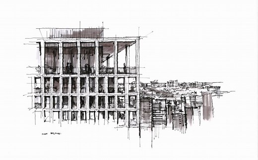 Architect Dan Hogman on Sketching Urban Life | The LX Collection