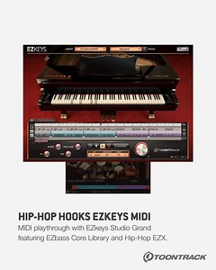 3.8K views · 44 reactions | Here’s a short track created using the Hip-Hop Hooks EZkeys MIDI pack! More examples on our site: https://www.toontrack.com/product/hip-hop-hooks-ezkeys-midi/ | Toontrack | Facebook