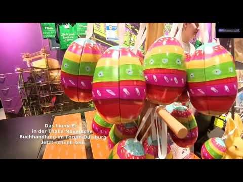 Das Lions EI in der Thalia Mayersche Buchhandlung im Forum Duisburg Jetzt schnell sein