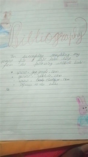 how to write bibliography