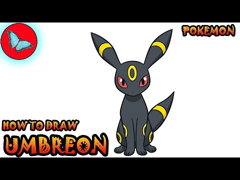 How To Draw Umbreon From Pokemon | Drawing Animals