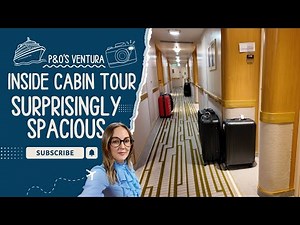 "Surprisingly Spacious! 😲 P&O Ventura Inside Cabin Tour" | Deck10 Aft C729 | Interior cabin overview