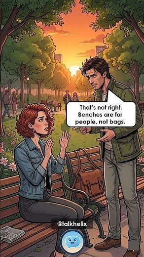 🪑 Park Dialogue — Bench Disagreement