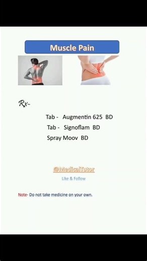 Muscle pain medication 👍