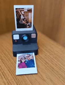 ClickBox – Retro Polaroid Photo Frame & Hidden Storage