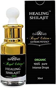 Shilajit Pure Himalayan Organic Drops for Men & Women | Fulvic Acid +85 Ionic Trace Minerals for Energy, Immune Support, Detox and Vitality |30 Days’ Supply.