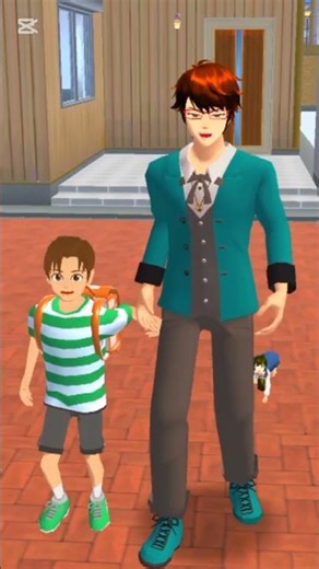 Sons don't show their younger sister s affection 😭😩#sakuraschoolsimulator #shortsfeed #shortvideo