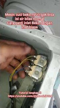 cara gantiengatasi mesin cuci beko tidak bisa ngisi air#tutorial #service #mesincucilaundry