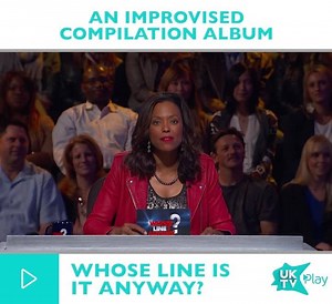 1.2K views · 18 reactions | Stop what you're doing right now, and watch Wayne Brady improvise an entire song as a mechanical bear. Whose Line Is It Anyway? USA, with host Aisha Tyler and other guests including Colin Mochrie, Ryan Stiles and Keegan-Michael Key, is streaming on UKTV Play! | StreamOnU | Facebook