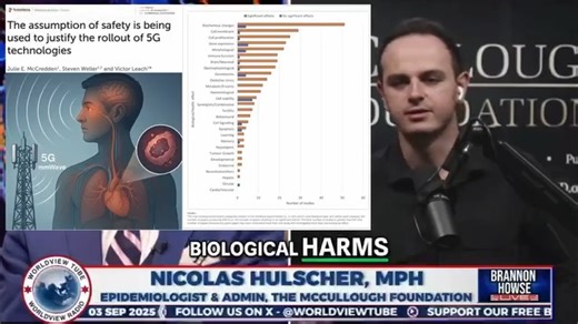 7.6K views · 308 reactions | ﻿Hundreds of Studies Link 5G & EMFs to DNA Damage, Oxidative Stress, Neurological Injury, and Cancer The multitrillion-dollar cellular industry doesn’t care about your health — only speed and surveillance. | Nicolas Hulscher | Facebook
