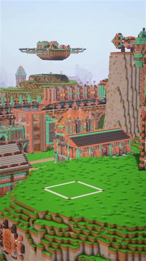 Minecraft Steampunk Observatoře Link in bio (Schematic & tutorial) #minecraft #minecraftbuilds #minecraftbuild