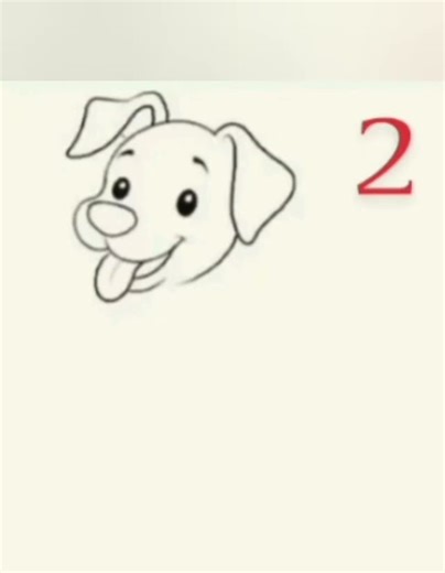 #Cute Puppy,Simple Drawing ‪@THEARTHUB56‬