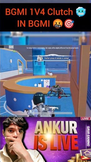 BGMI 1V4 Clutch 🥶 IN MATCHES BGMI 🤬🎯💪..#bgmivideos #viralvideo