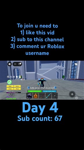 Day 4 how to get free +1 storage in blox fruits #shorts #roblox #bloxfruits #giveaway