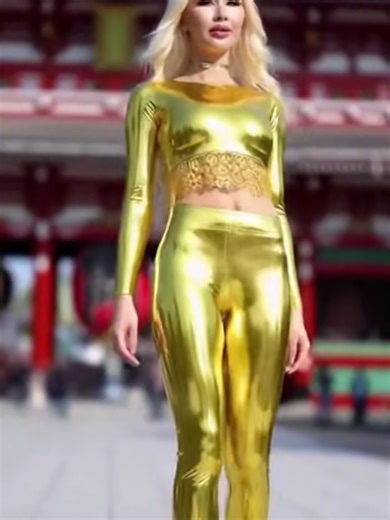 Stylish Outfits Featuring Gold Metallic Leggings