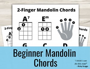 2 Finger Mandolin Chords for Complete Beginners