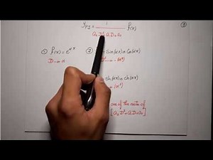 Tutorial: Solving Differential Equations using Operator method