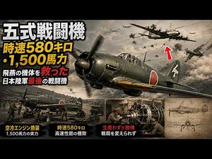 五式戦闘機 時速580キロ・1,500馬力｜飛燕の機体を救った日本陸軍最後の戦闘機