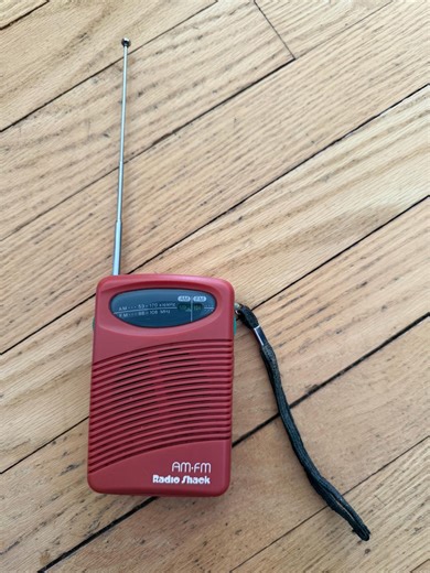 Vintage Radioshack AM FM Transistor Radio Red Portable Pocket Radio 80s 90s Retro Electronics Tested and Working!!! - Etsy