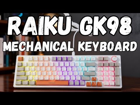 Raiku GK98 Mechanical Keyboard Blue Switch - Review