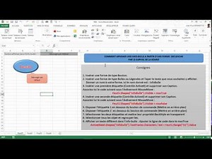 Excel VBA - Comment afficher une Infobulle au survol de la souris sur une Forme ?