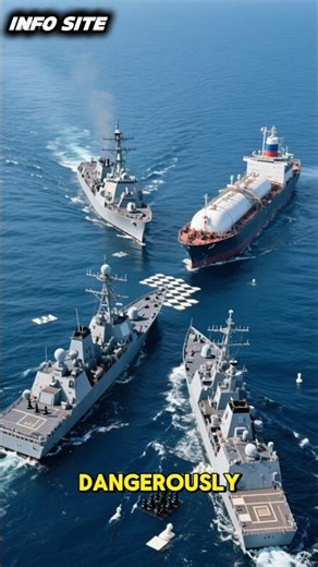 U.S. vs Russia Naval Standoff 🔥 War Risk in International Waters #war #viralnews #usa #russia