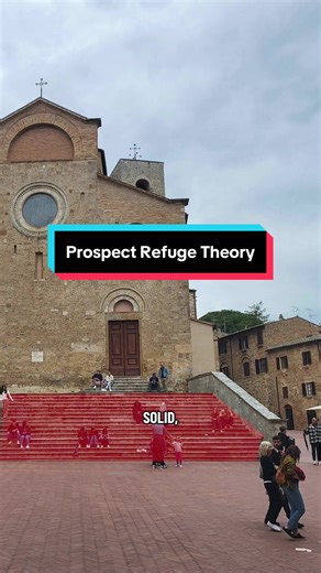 Why do we sit where we sit in public space? Prospect Refuge Theory is one explanation #urbanplanning #urbandesign