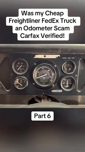 Was my Cheap Freightliner FedEx Truck an Odometer Scam Carfax Verified! | Quick auto fix