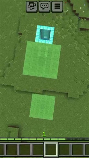 slime block mlg #minecraft #gaming #shortvideo #subscribe #like