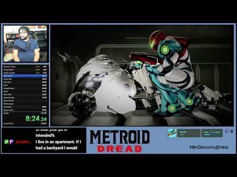 Metroid Dread - Any% Grind - PB1:21:00