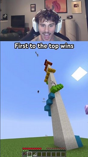 Minecraft first to the top wins