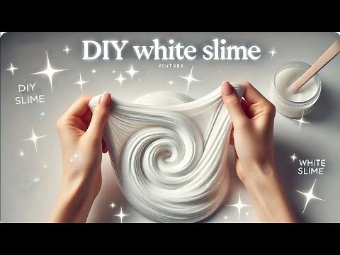 DIY White Slime Tutorial | How to Make White Slime at Home
