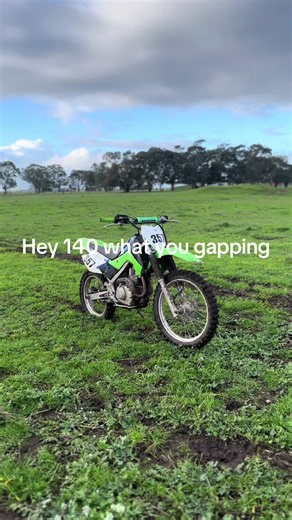 Not rage bait #dirtbike #fyp #gapped #blowup? #klx140 | dirt bike