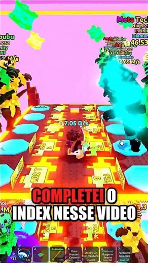 I completed the index and got the rarest base in the game! #roblox #tsunami #index #lava