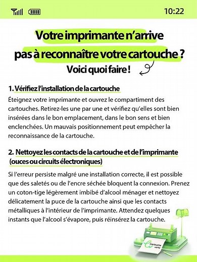 🖨️ Cartouche non reconnue ? Voici comment la réparer facilement ! 🔧 (Guide rapide)
