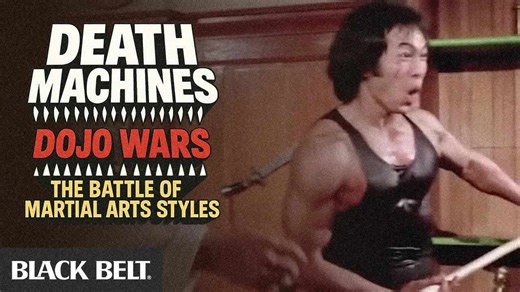 Death machines: brutal dojo fight scene with Ron Marchini