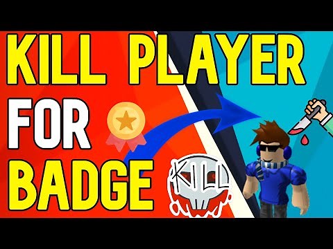 How To Make Player Kill Badge Roblox Studio Tutorial