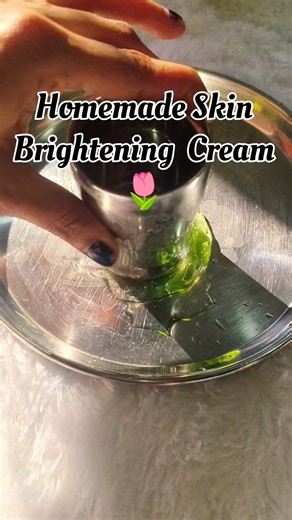 Homemade Brightening Cream for Instant Glow ✨ | Natural Skin Glow #skincare #viral #homeremedy