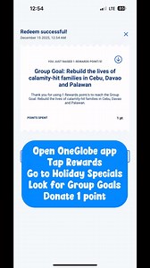 679K views · 1.8K reactions | Stop overthinking paano pagkakasyahin ang 500 pesos Noche Buena. Isipin din natin yung mga families who are still recovering from recent calamities. With just 1 Rewards Point, puwede na tayong makatulong through Group Goal and help provide Go Bags and Shelter Kits for families who need them. #GlobeOfGood #GroupGoalForGood Globe of Good | Mommy Badet - The Misis Chronicles | Facebook