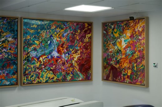 La medicina se transforma en lienzo en el Marañón