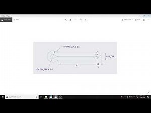 How to draw metric split pin with family table at ptc creo 6.0